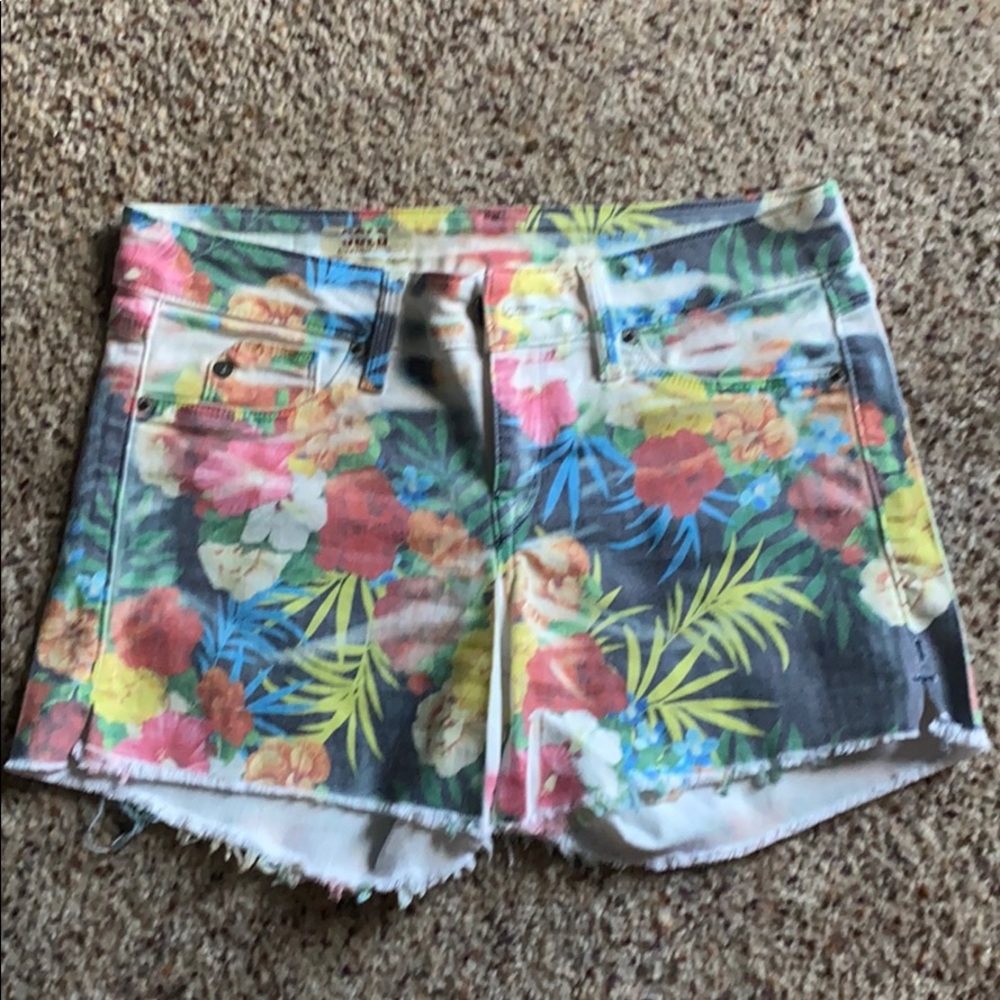Denim shorts